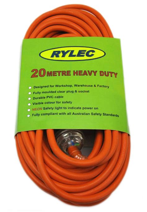 electric extension cords with box|20m heavy duty extension cord.